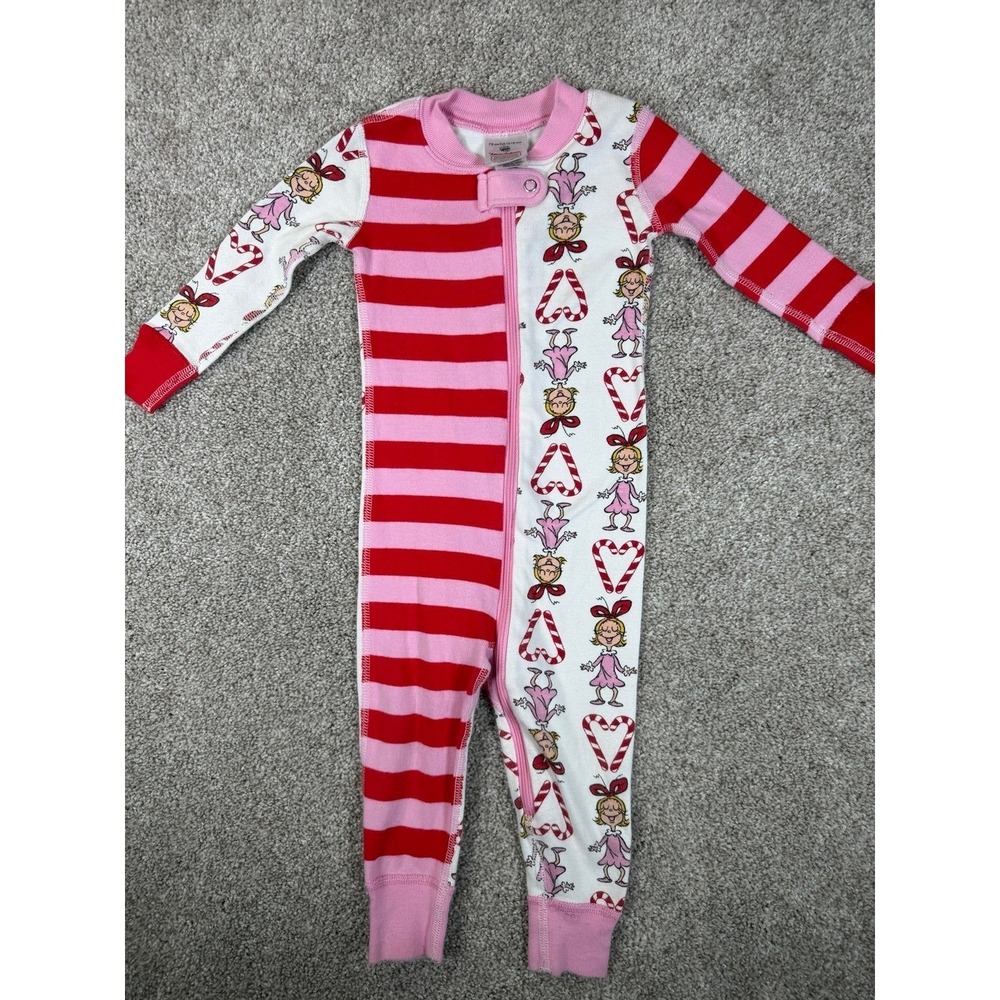 Hanna Andersson Toddler Girls 12-18  The Grinch Cindy Lou Who PJ